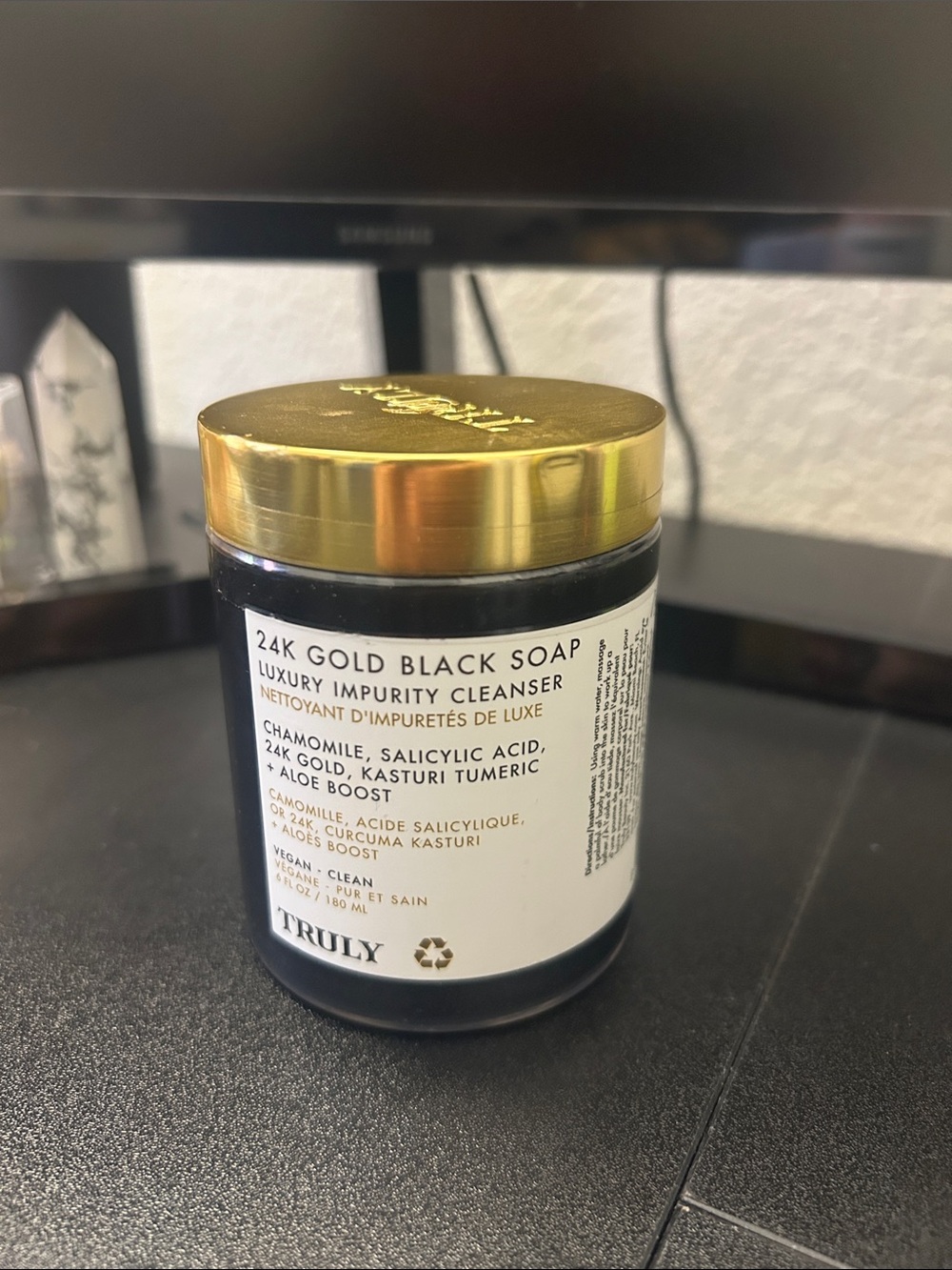 TRULY 24K Gold Black Soap Cleanser